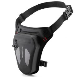 Torba motocyklowa Rockbros na nogę, udo, pas, ramię - czarna. Czarne torby na ramię ROCKBROS, bez wzorów, z materiału, duże, bez dodatków. Za 129.99 zł.