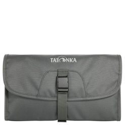 Kosmetyczka Tatonka Small Travelcare. Szare kufry i kosmetyczki Tatonka, bez wzorów, z materiału, bez dodatków. Za 129.99 zł.