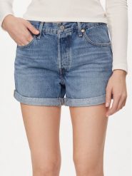 Levi's® Szorty jeansowe 501® Rolled 29961-0035 Niebieski Relaxed Fit. Niebieskie szorty bez wzorów, z bawełny. Za 229.99 zł.