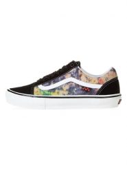 Vans Skórzane sneakersy "Skate Old Skool" w kolorze czarnym ze wzorem rozmiar: 44,5. Czarne trampki Vans, bez wzorów, bez zapięcia. Za 221.95 zł.
