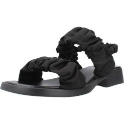 Sandały CAMPER DANA Czarny. Czarne sandały Camper, bez wzorów, z tkaniny, sportowe, bez obcasa, bez zapięcia. Za 535.38 zł.