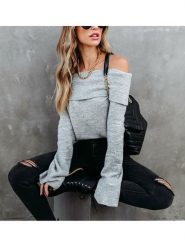 Milan Kiss Sweter w kolorze szarym rozmiar: XL. Szare swetry Milan Kiss, xl, bez wzorów, bez ramiączek. Za 165.99 zł.