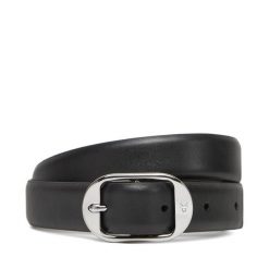 Pasek Damski Calvin Klein. Czarne paski Calvin Klein, bez wzorów. Za 219.99 zł.