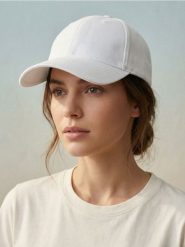 Bawełniana czapka z daszkiem - biały. Białe czapki Sinsay, bez wzorów, z bawełny. Za 9.99 zł.