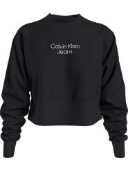 Calvin Klein Bluza w kolorze czarnym rozmiar: L. Czarne bluzy Calvin Klein, l, bez wzorów, z bawełny, bez kaptura. Za 195.99 zł.