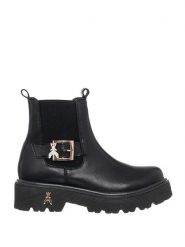 Patrizia Pepe Skórzane sztyblety w kolorze czarnym rozmiar: 40. Czarne botki Patrizia Pepe, bez zapięcia. Za 609.17 zł.