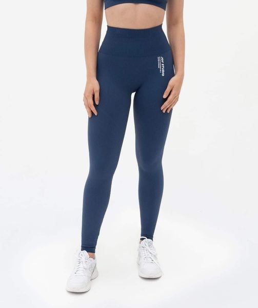 Legginsy modelujące Seamless Super Strong - Niebieski. Niebieskie legginsy JOY STUDIO, l, bez wzorów, z materiału, z podwyższonym stanem, długie. Za 199.00 zł.