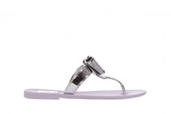 Japonki T&G Fashion 22-118 Lila, Róż/ Srebro, Guma - 38. Fioletowe klapki TG, z aplikacjami, z gumy, bez obcasa. W wyprzedaży za 29.00 zł.