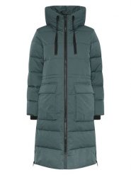 MOSS COPENHAGEN Płaszcz pikowany "Pavinaria" w kolorze morskim rozmiar: M/L. Niebieskie płaszcze Moss Copenhagen, l, bez wzorów, z puchu, bez kaptura. Za 462.29 zł.