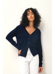 AUTHENTIC CASHMERE Kaszmirowy kardigan "Chalais" w kolorze granatowym rozmiar: S. Niebieskie kardigany AUTHENTIC CASHMERE, s, bez wzorów, z kaszmiru. Za 369.99 zł.