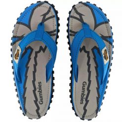 Japonki GUMBIES ISLANDER FLIP-FLOPS UNISEX. Niebieskie klapki Gumbies, bez wzorów, bez obcasa. Za 89.99 zł.