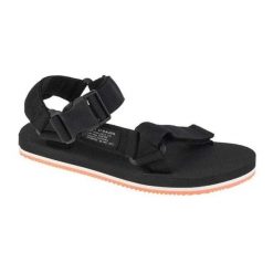Sandały Damskie Tahoe Refresh. Brązowe sandały Levi's®, bez wzorów, z materiału, z otwartym noskiem, bez obcasa, bez zapięcia. Za 263.99 zł.