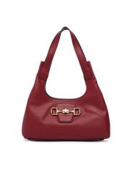 Guess Torebka Sunset HWBB23 14010 Czerwony ciemny. Czerwone torebki klasyczne Guess, z aplikacjami, ze skóry, bez dodatków. Za 584.99 zł.