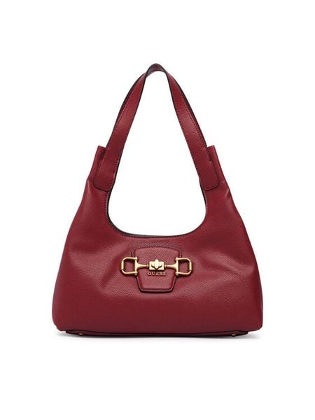 Guess Torebka Sunset HWBB23 14010 Czerwony ciemny. Czerwone torebki klasyczne Guess, z aplikacjami, ze skóry, bez dodatków. Za 584.99 zł.