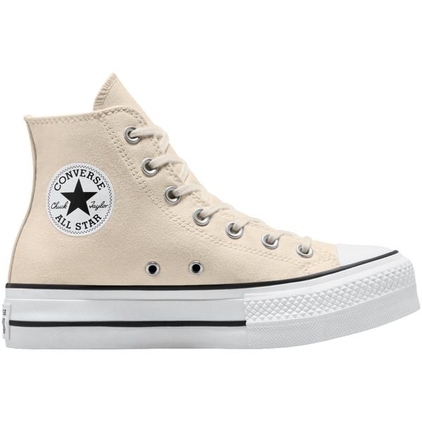Sneakers Converse Chuck Taylor All Star Lift. Białe obuwie sportowe Converse, bez wzorów, z syntetyku, bez zapięcia. W wyprzedaży za 319.05 zł.