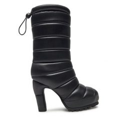 Botki United Nude. Czarne botki United Nude, bez wzorów, bez obcasa, na słupku, bez zapięcia. Za 1,549.00 zł.