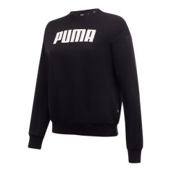 Bluza dresowa damska Puma ESS FL. Czarne bluzy Puma, xs, bez wzorów, z dresówki, bez kaptura. Za 145.99 zł.
