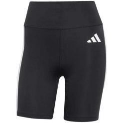 Krótkie legginsy Adidas OPT ESS 3S JD6536 czarne damskie. Czarne legginsy Adidas, s, bez wzorów, krótkie. Za 174.80 zł.