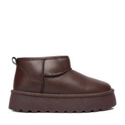 Śniegowce JENNY. Brązowe trapery i śniegowce Jenny. Za 129.99 zł.