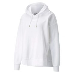 Damska Bluza Z Kapturem Her TR. Białe bluzy Puma, bez wzorów, z kapturem. Za 233.99 zł.