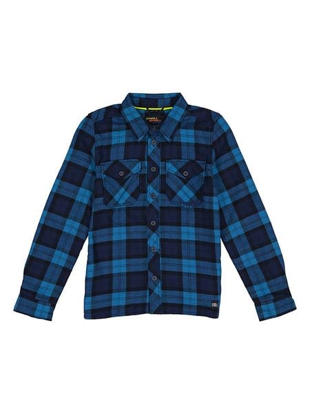 O'Neill Koszula "Echo" w kolorze niebiesko-granatowym rozmiar: 152. Niebieskie koszule O'Neill, bez wzorów, z bawełny, bez kołnierzyka, bez ramiączek. Za 86.99 zł.