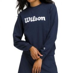 Bluza damska Wilson. Niebieskie bluzy Wilson, l, bez wzorów, z materiału, bez kaptura. Za 278.35 zł.