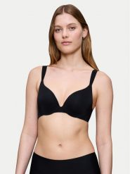 Triumph Biustonosz z fiszbiną Body Make Up Illusion 10217848 Czarny. Czarne biustonosze Triumph, bez wzorów, z syntetyku. Za 189.99 zł.