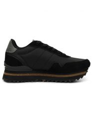 WODEN Skórzane sneakersy "Nora III" w kolorze czarnym rozmiar: 40. Czarne trampki Woden, bez wzorów, z materiału, bez zapięcia. Za 293.30 zł.