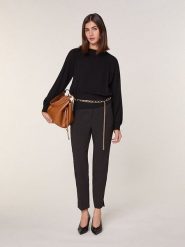 Rodier Wełniany sweter w kolorze czarnym rozmiar: XL. Czarne swetry Rodier, xl, bez wzorów, z wełny, bez ramiączek. Za 260.99 zł.