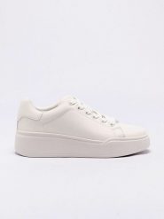 Aldo Sneakersy w kolorze białym rozmiar: 38,5. Białe trampki Aldo, bez wzorów, bez zapięcia. Za 113.99 zł.