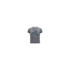 SUPURB T-shirt szary melanż z krótkim rękawem, rozmiary M-L. Szare t-shirty SUPERB, l, bez wzorów, bez kołnierzyka, bez ramiączek. Za 213.55 zł.
