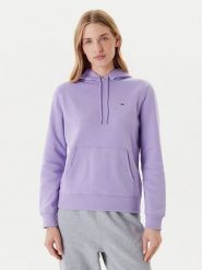 Tommy Jeans Bluza Flag DW0DW19958 Fioletowy Regular Fit. Fioletowe bluzy Tommy Jeans, xxs, bez wzorów, z bawełny, bez kaptura. Za 349.99 zł.