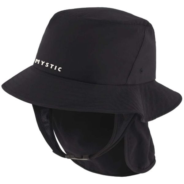 Kapelusz Mystic Surf Hat Black. Czarne kapelusze Mystic, bez wzorów, z materiału. Za 360.20 zł.