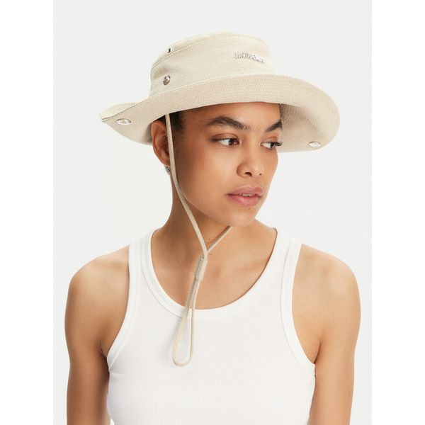 Kapelusz JACQUEMUS. Brązowe kapelusze JACQUEMUS, bez wzorów. Za 949.99 zł.