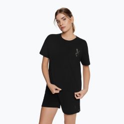Koszulka treningowa damska Cardio Bunny Bright. Czarne koszulki sportowe Cardio Bunny, bez wzorów, bez ramiączek. Za 49.99 zł.