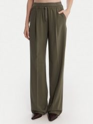 Marella Spodnie materiałowe Vanto 2523136065 Zielony Regular Fit. Zielone spodnie materiałowe Marella, bez wzorów, z materiału. Za 949.99 zł.