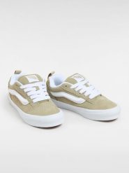 Vans Skórzane sneakersy "Knu Skool" w kolorze beżowym rozmiar: 40. Brązowe trampki Vans, bez wzorów, bez zapięcia. Za 202.45 zł.