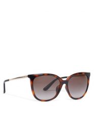 Guess Okulary przeciwsłoneczne GU00150-H Brązowy. Brązowe okulary przeciwsłoneczne Guess, z aplikacjami, z tworzywa sztucznego. Za 319.99 zł.
