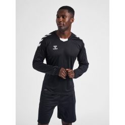 Koszulka Sportowa Z Długim Rękawem Hummel Core Xk Poly Jersey L/S. Czarne koszulki sportowe Hummel, bez wzorów, z jersey, bez ramiączek, do piłki nożnej. Za 94.00 zł.