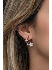 Heliophilia Srebrne kolczyki-wkrętki z cyrkoniami rozmiar: onesize. Szare kolczyki Heliophilia, z cyrkonią, srebrne. Za 78.95 zł.