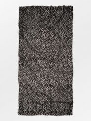 Becksöndergaard Wełniany szal w kolorze jasnoszaro-czarnym - 200 x 100 cm rozmiar: onesize. Szare szaliki Becksöndergaard, bez wzorów, z materiału. Za 173.99 zł.