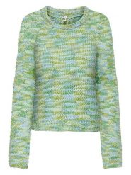 ONLY Sweter w kolorze zielono-błękitnym rozmiar: M. Niebieskie swetry Only, m, bez wzorów, ze splotem, bez ramiączek. Za 83.62 zł.