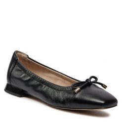 Baleriny Caprice. Czarne baleriny Caprice, bez wzorów, bez obcasa. Za 179.99 zł.
