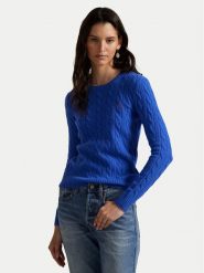 Polo Ralph Lauren Sweter 211971865006 Niebieski Slim Fit. Niebieskie swetry Polo Ralph Lauren, xs, bez wzorów, z wełny, bez ramiączek. Za 989.99 zł.