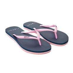 Japonki plażowe damskie Rip Curl Bondi 49. Niebieskie klapki Rip Curl, bez wzorów, z gumy, bez obcasa. Za 37.99 zł.