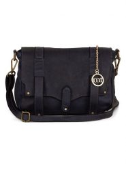 Mia Tomazzi Skórzana torebka "Cinisello" w kolorze granatowym - 24 x 22 x 11 cm rozmiar: onesize. Niebieskie torby na ramię Mia Tomazzi, bez wzorów, z materiału, na ramię, bez dodatków. Za 448.99 zł.