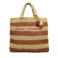 Torebka Liu Jo. Brązowe shopper Liu Jo, bez wzorów, bez dodatków. Za 379.99 zł.