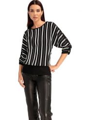 Heine Sweter w kolorze czarnym rozmiar: 42. Czarne swetry Heine, bez wzorów, bez ramiączek. Za 100.95 zł.