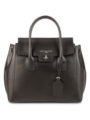 Victor & Hugo Paris Skórzana torebka "Jane" w kolorze czarnym - 36 x 35 x 24 cm rozmiar: onesize. Czarne torby na ramię Victor & Hugo Paris, bez wzorów, z materiału, przez ramię, bez dodatków. Za 456.95 zł.