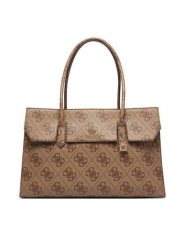 Guess Torebka Kiera TWOB97 32024 Brązowy jasny. Brązowe shopper Guess, z aplikacjami, ze skóry, bez dodatków. Za 794.99 zł.